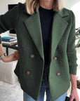 Chic Knit Sleeve Blazer