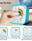 Rainbow visual countdown timer for kids – view 3