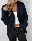 Women's Knitted Warm Button Down Cardigan