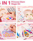 Princess sticker book with paper makeup and gems – view 2