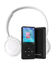 Kids MP3 player with wired headphones in pink – view 2