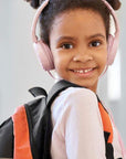 Kids MP3 player with wired headphones in pink – view 3