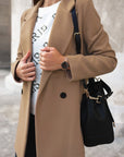 Women's Stylish Wool Blend Coat