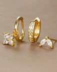 Chic Sophia Earring Set with Classic Shine