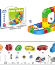DIY flexible race track set for kids with car – view 2