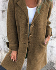 Casual Longline Knit Coat Jacket