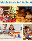 DIY building block toy blaster with foam darts – view 5