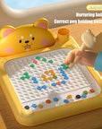 Magnetic bead drawing board with pen – view 2