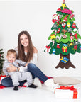 Felt Christmas tree for toddlers with ornaments – view 7