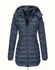 Warm Quilted Long Down Jacket