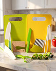 Kids cooking set with kid-safe knives and cutting board – view 2