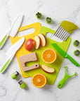 Kids cooking set with kid-safe knives and cutting board – view 9