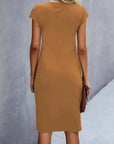 Soft Knit Round Neck Dress