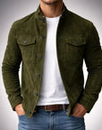 Jaxon Men's Jacket | Italian Suede, Tailored Fit 0