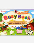Preschool busy book with learning activities