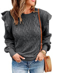 Women's Loose Long Sleeved Sweater