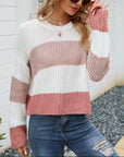 Women's Knitted Sweater Loose Pullovers Casual