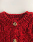 Cozy Knit Sweater Cardigan with Relaxed Fit