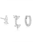 Trendy 3-Piece Stud and Drop Earrings Set