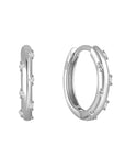 Dainty Huggie Hoops with Modern Charm