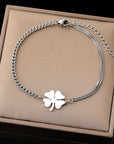 Premium Clover Bracelet with Meaningful Flair
