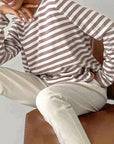 Striped Sweatshirt for Women