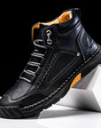 Casual Leather High Top Shoes
