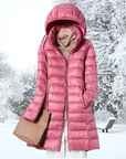 Full-Length Warm Down Puffer Coat