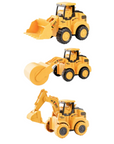 Construction vehicle toys excavator and loader set – view 3