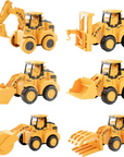 Construction vehicle toys excavator and loader set – view 4