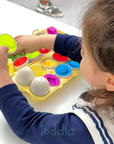 Montessori geometric shape matching eggs – view 6