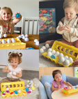 Montessori geometric shape matching eggs – view 7