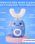 U shaped dinosaur electric toothbrush for kids – view 6