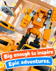 Magnetic tiles set built into a toy vehicle – view 5