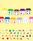 Magnetic color matching game with picture magnets – view 3