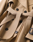 Longline Trench Coat for Women