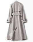 Longline Trench Coat for Women