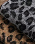 Leopard Print Plus Size Coat