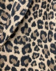 Leopard Print Plus Size Coat