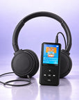 Kids MP3 player with wired headphones in pink – view 10