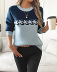 Casual Long Sleeve Sweater for Women's