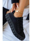Stylish Plain Colored Women's Sneakers