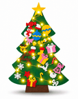 Felt Christmas tree for kids with felt ornaments – view 10