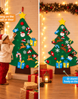 Felt Christmas tree for kids with felt ornaments – view 7