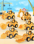 Construction vehicle toys excavator and loader set