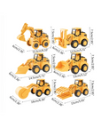 Construction vehicle toys excavator and loader set – view 2