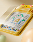 Magnetic bead drawing board with pen