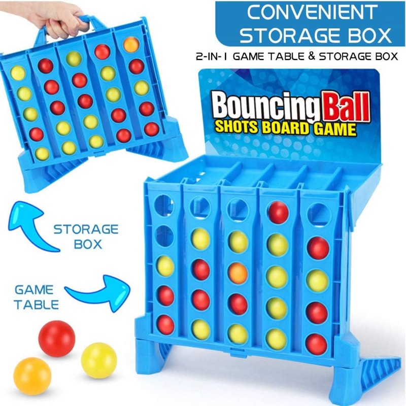 Bouncing ball board game with colorful balls – view 6