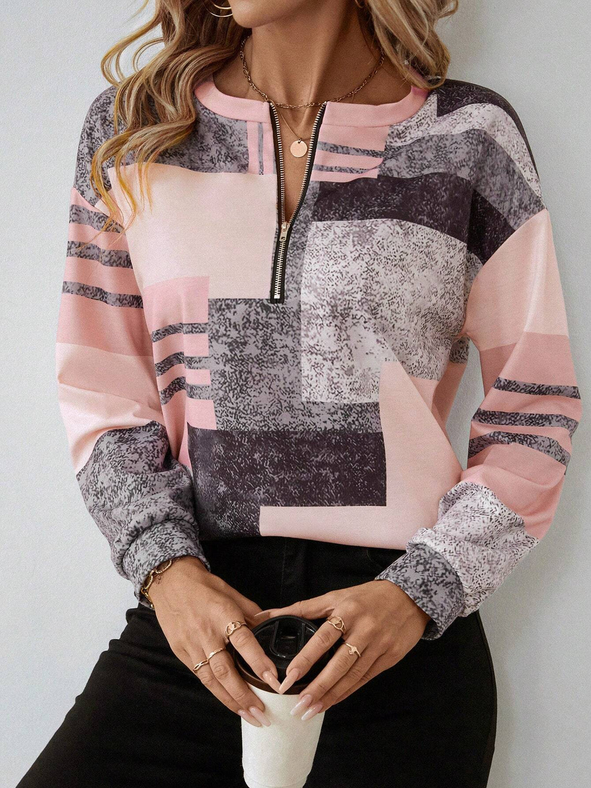 Chic Vintage Long Sleeve Pullover