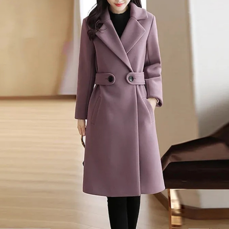 Classy Long Trench Coat with Belt